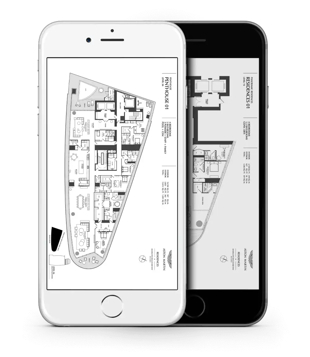 Aston Martin Residences Floorplans